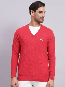 Monte Carlo Men Self Design Pullover