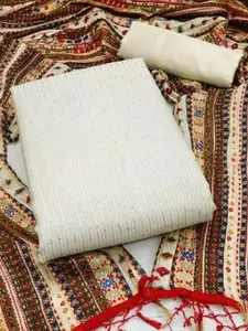 APNISHA Embellished Sequinned Unstitched Dress Material