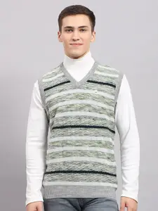 Monte Carlo Men Striped Woollen Pullover