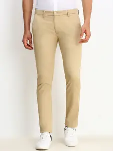 Allen Solly Men Printed Slim Fit Trousers