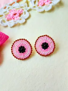 Sangria Evil Beaded Studs