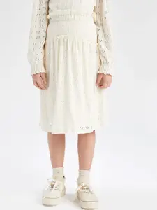 DeFacto Girls Flared Midi Skirts