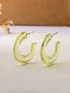 Voylla Quirky Half Hoop Earrings