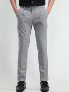 Arrow Men Urban Slim Slim Fit Pleated Trousers