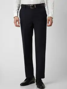 Van Heusen Men Checked Formal Trousers