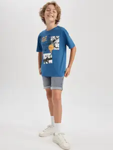 DeFacto Boys Slim Fit Cotton Shorts