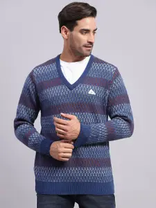 Monte Carlo Men Self Design Pullover