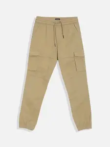 Allen Solly Junior Boys Regular Fit Solid Jogger Trousers