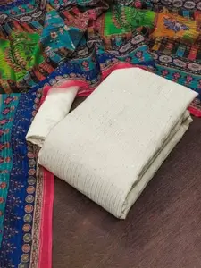 APNISHA Embellished Unstitched Dress Material