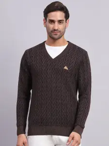 Monte Carlo Men Self Design Pullover