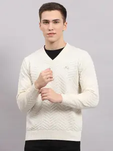 Monte Carlo Men Self Design Pullover