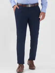 Raymond Printed Slim Fit Formal  Trousers
