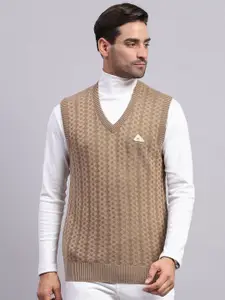 Monte Carlo Men Cable Knit Woollen Sweater Vest