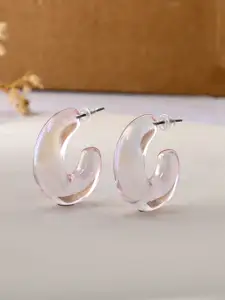 Voylla Quirky Chunky Half Hoop Earrings