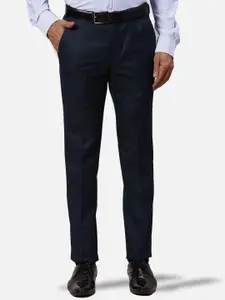 Park Avenue Men Mid-Rise Slim Fit Formal Trousers
