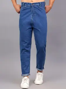 Ben Martin Men Carrot Tapered Fit High-Rise Stretchable Jeans