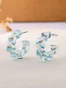 Voylla Quirky Half Hoop Earrings