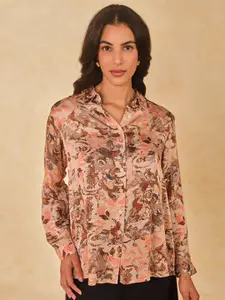 AND Women Printed Casual Shirt