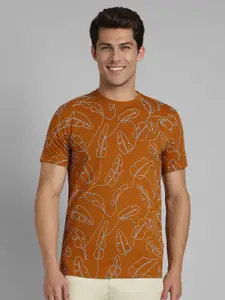 SIMON CARTER LONDON Men Graphic Printed Round Neck Cotton Slim Fit T-shirt