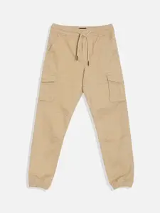 Allen Solly Junior Boys Regular Fit Solid Jogger Trousers