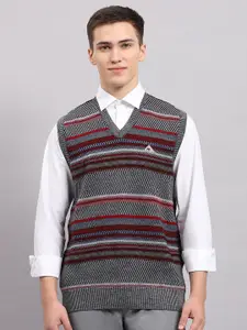 Monte Carlo Men Striped Woollen Pullover