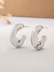 Voylla Quirky Half Hoop Earrings