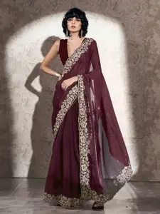 Tikhi Imli Embroidered Organza Saree