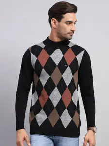 Monte Carlo Men Argyle Woollen Pullover