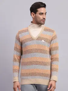 Monte Carlo Men Self Design Pullover