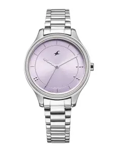 Fastrack Women Brass Dial & Bracelet Style Straps Analogue Watch 6296SM01