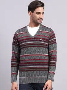 Monte Carlo Men Striped Woollen Pullover