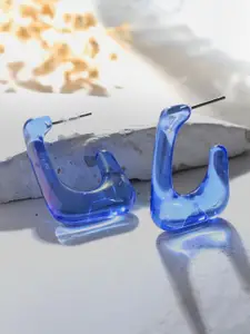 Voylla Quirky Half Hoop Earrings