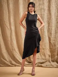 SASSAFRAS Bodycon Midi Dress