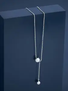 Kushal's Fashion Jewellery  Sterling Silver  Rhodium-Plated Necklace