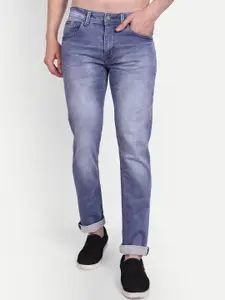 MEGHZ Men Mid-Rise Micheal Slim Fit Light Fade Stretchable Jeans