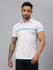 VECTOR X Men Graphic Printed Polo Collar T-Shirt