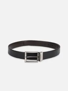 Peter England Men Tang Closure Textured Reversible Formal Belt