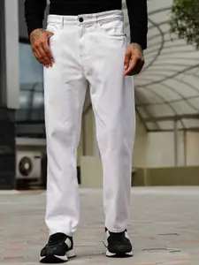 The Roadster Lifestyle Co Men Pure Cotton No Faded Jeans