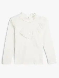 Koton Girls V-Neck T-shirt