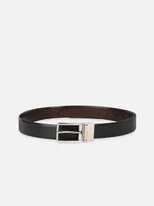 Peter England Men Tang Closure Textured Reversible Formal Belt