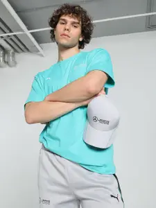 PUMA Motorsport Men Printed Mandarin Collar Pockets T-shirt