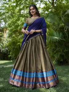 LOOKNBOOK ART Ready to Wear Lehenga & Unstitched Blouse With Dupatta