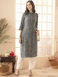 Anouk Women Printed Sequinned Kurta