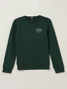 Tommy Hilfiger Boys Solid Pullover Sweatshirt