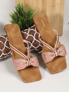 Anouk Women Embellished Open Toe Flats with Bows