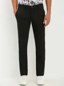 Allen Solly Men Ultra Slim Fit Mid-Rise Regular Trousers