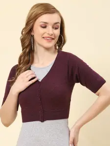 Monte Carlo Women Woollen Crop Pullover