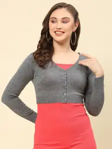 Monte Carlo Women Woollen Crop Pullover