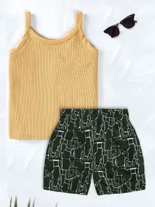 FASHION DREAM Girls Top with Shorts