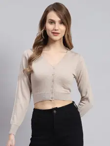 Monte Carlo Women Woollen Crop Pullover